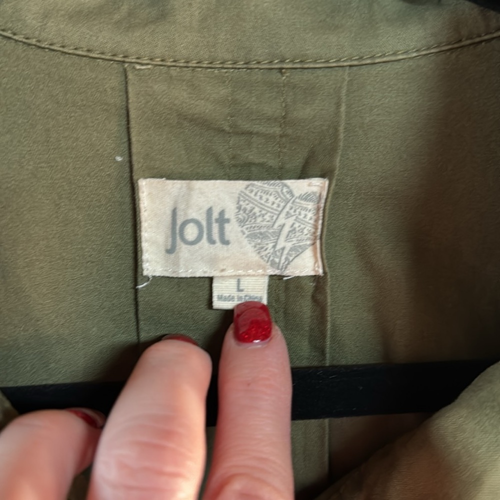 Jolt Army Green Jacket - Picture 3 of 6